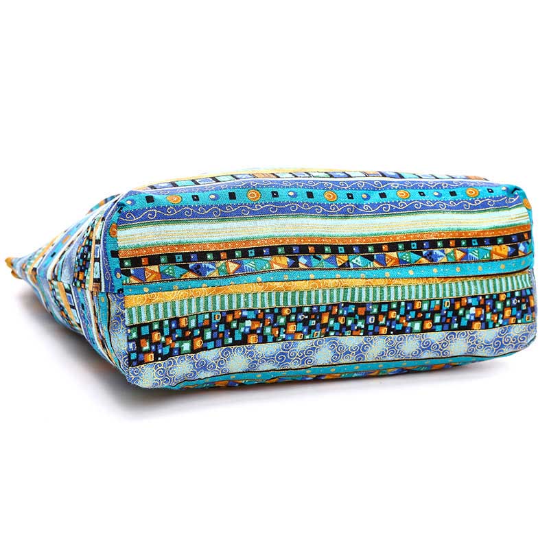 Buddha Stones Cotton Stripes Crossbody Bag Shoulder Bag