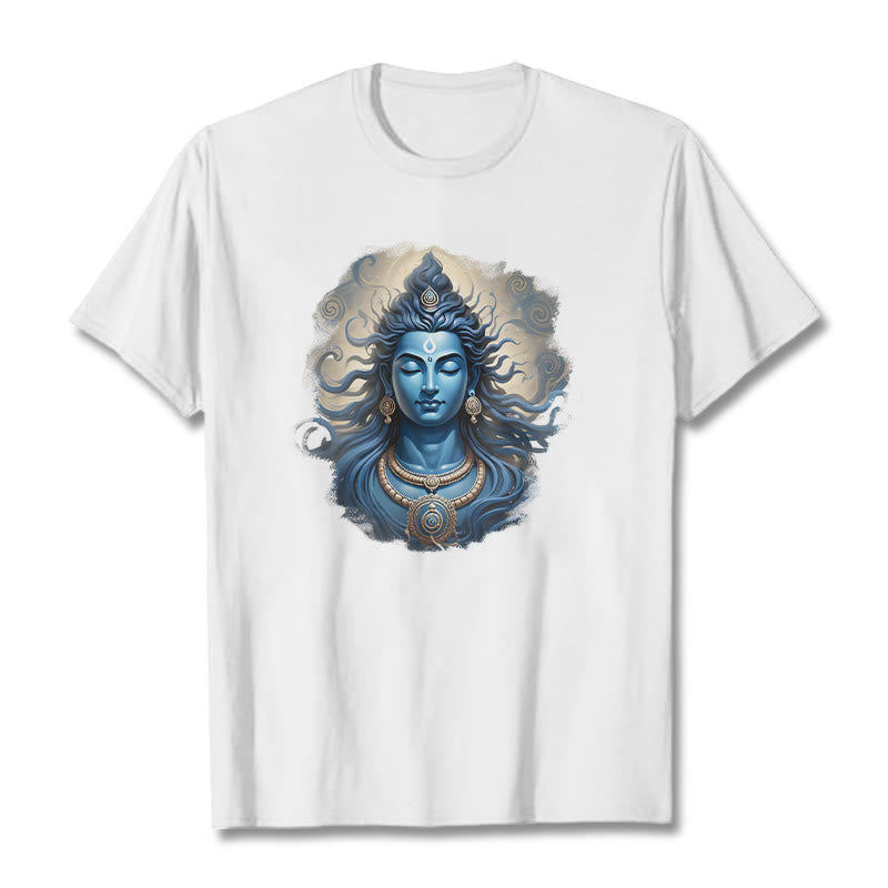 Buddha Stones OM NAMAH SHIVAYA Buddha Tee T-shirt - White - 2XL - image 2