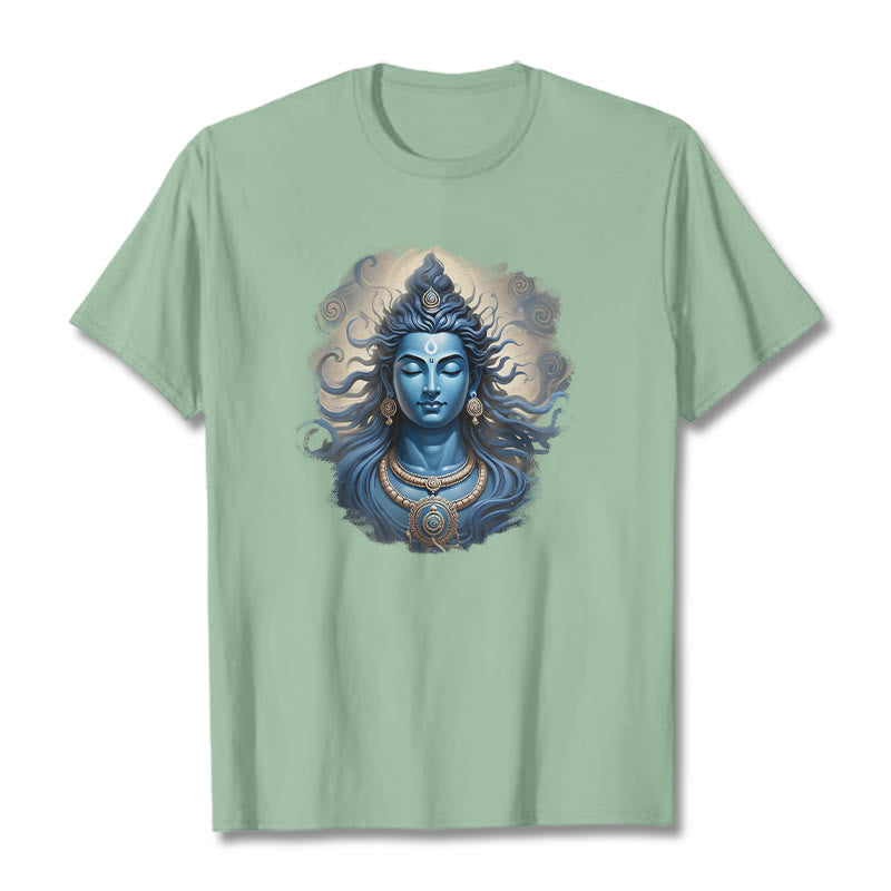 Buddha Stones OM NAMAH SHIVAYA Buddha Tee T-shirt - PaleGreen - 2XL - image 14