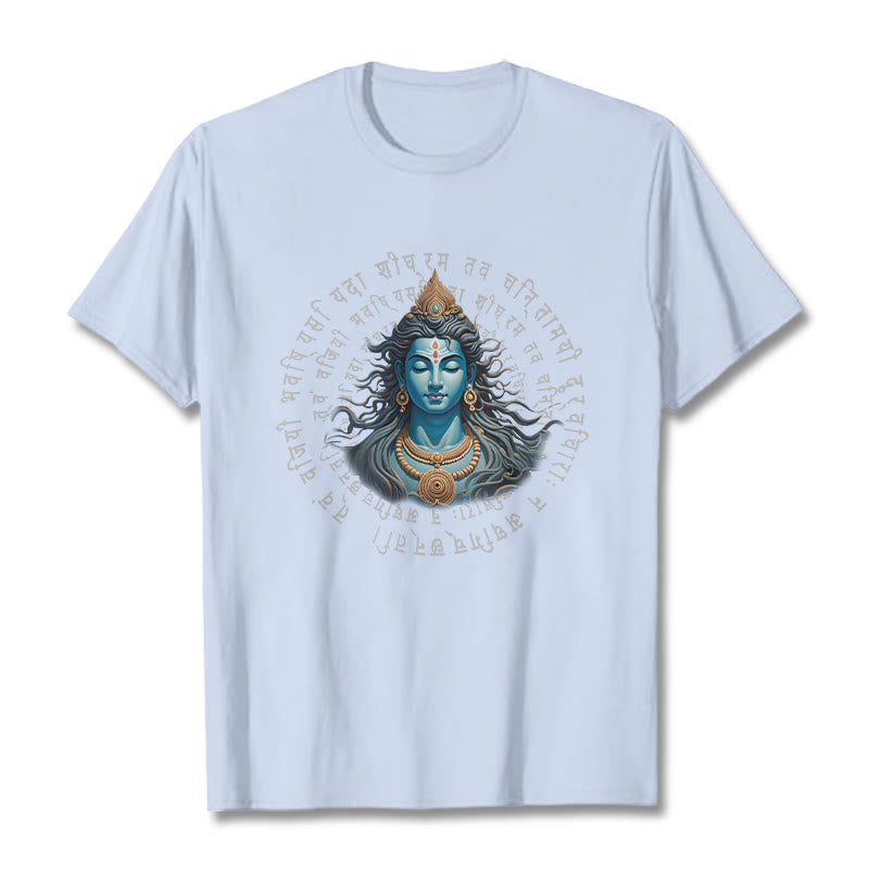 Buddha Stones Sanskrit You Have Won When You Learn Tee T-shirt - LightCyan - 2XL - image 18