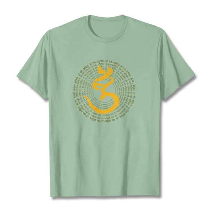 Buddha Stones 108 OM NAMAH SHIVAYA Mantra Sanskrit Tee T-shirt