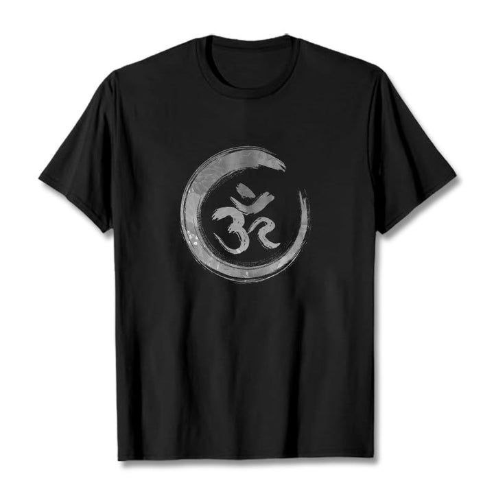 Buddha Stones OM Mantra Sanskrit Tee T-shirt