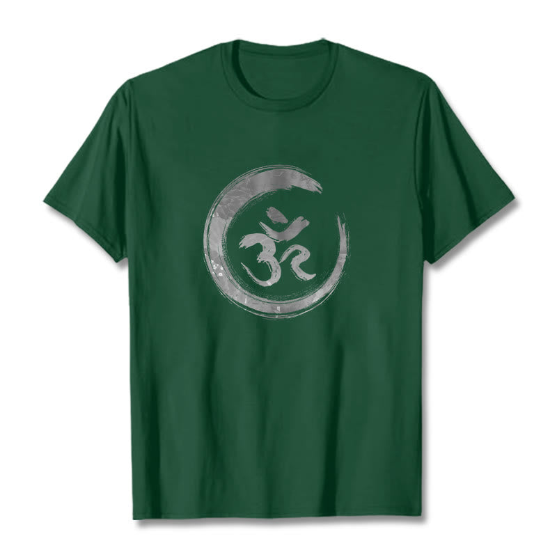 Buddha Stones OM Mantra Sanskrit Tee T-shirt