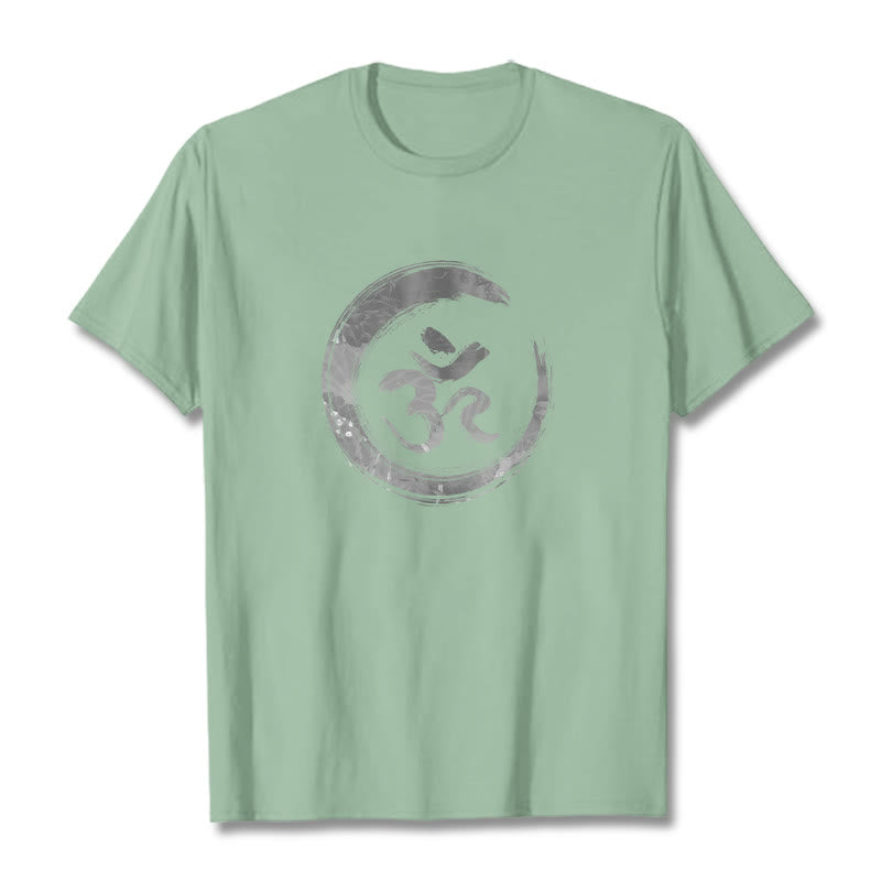 Buddha Stones OM Mantra Sanskrit Tee T-shirt