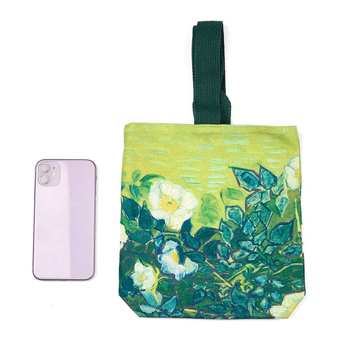 Buddha Stones Roses Canvas Handbag - image 4