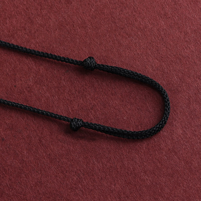 Buddha Stones 999 Sterling Silver Six True Word Heart Sutra String Necklace Pendant - image 7