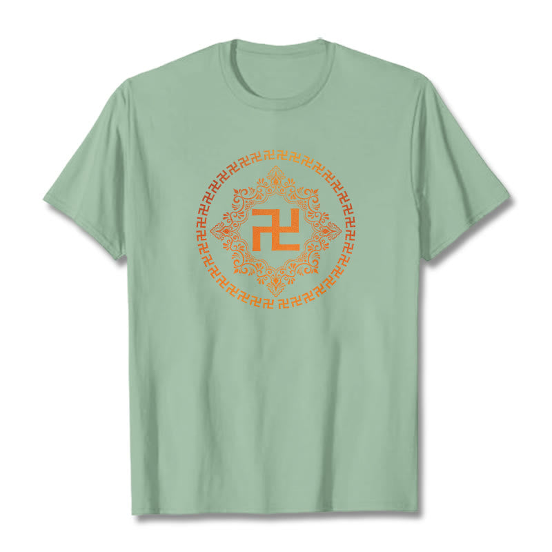 Buddha Stones Swastika Tee T-shirt