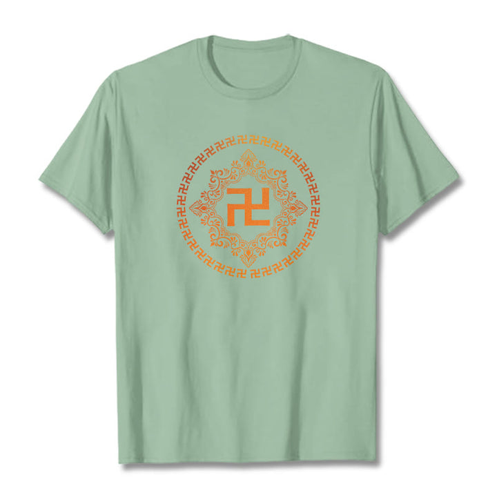 Buddha Stones Swastika Tee T-shirt