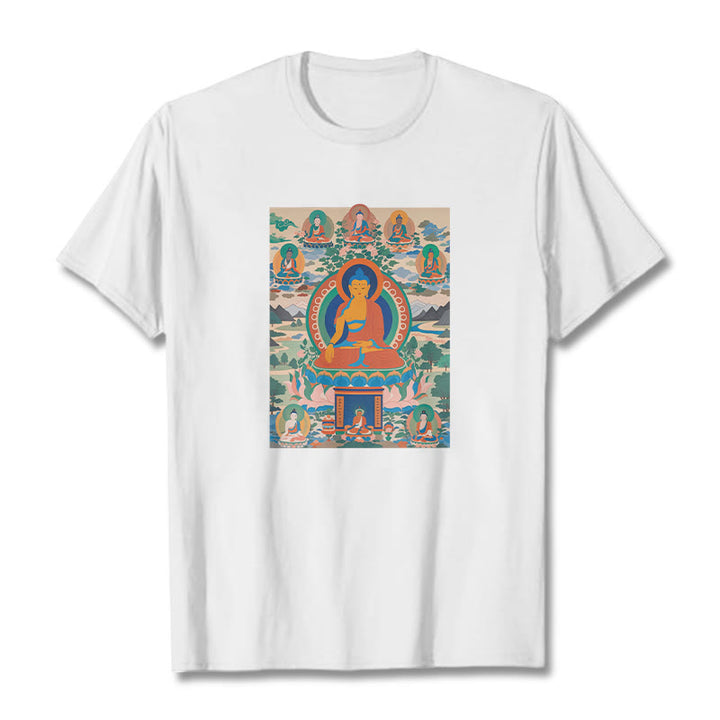 Buddha Stones The Medicine Buddha Sutra Transformed Into Art Tee T-shirt