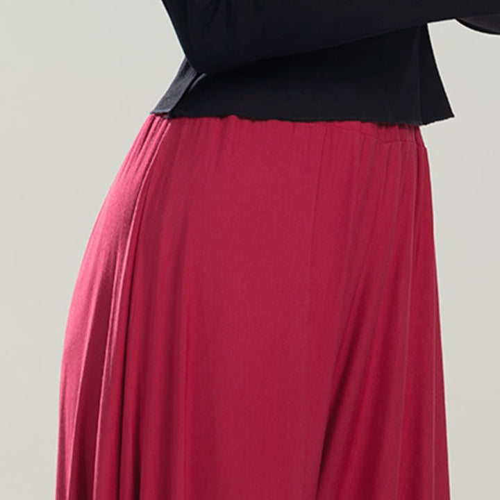 Buddha Stones Plain Color Modal Dance Yoga Breathable Pants - image 8