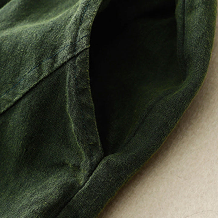 Buddha Stones Summer Women's Linen Drawstring Elastic Waist Harem Pants With Pockets - image 14