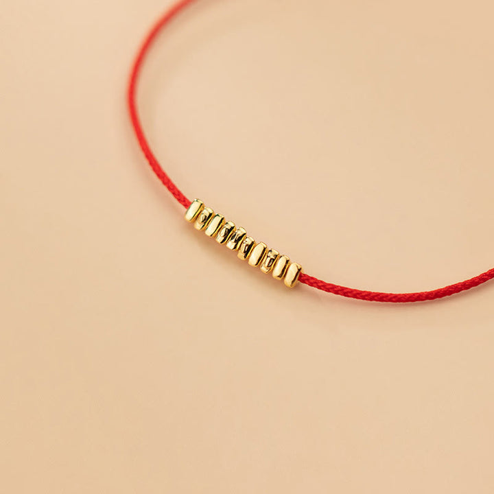 Buddha Stones Handmade 925 Sterling Silver Small Pieces Protection Braided Ultra-Thin Rope Bracelet - image 5