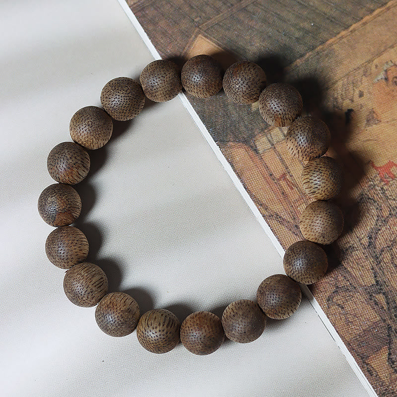 Buddha Stones Natural Brunei Texture Agarwood Strength Bracelet