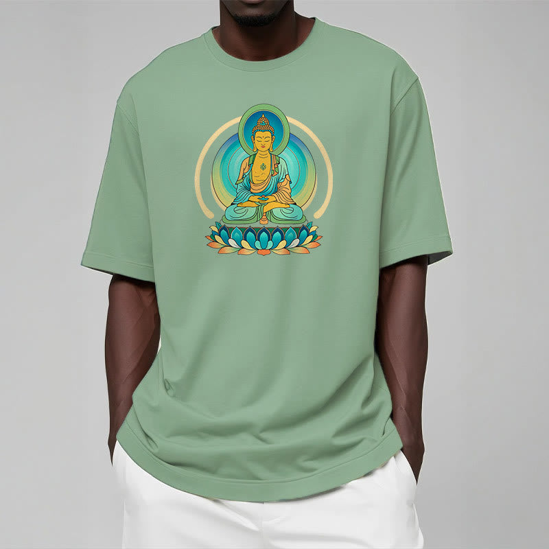 Buddha Stones Lotus Buddha Tee T-shirt - image 15