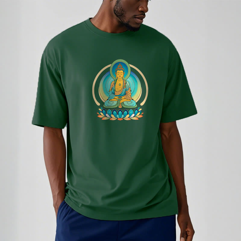 Buddha Stones Lotus Buddha Tee T-shirt