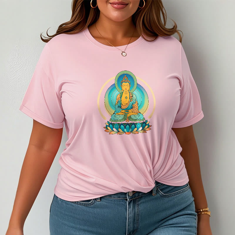 Buddha Stones Lotus Buddha Tee T-shirt - image 13