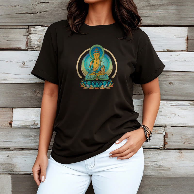 Buddha Stones Lotus Buddha Tee T-shirt - image 9