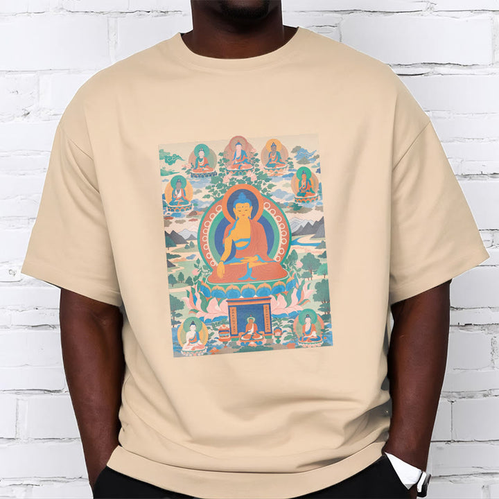 Buddha Stones The Medicine Buddha Sutra Transformed Into Art Tee T-shirt