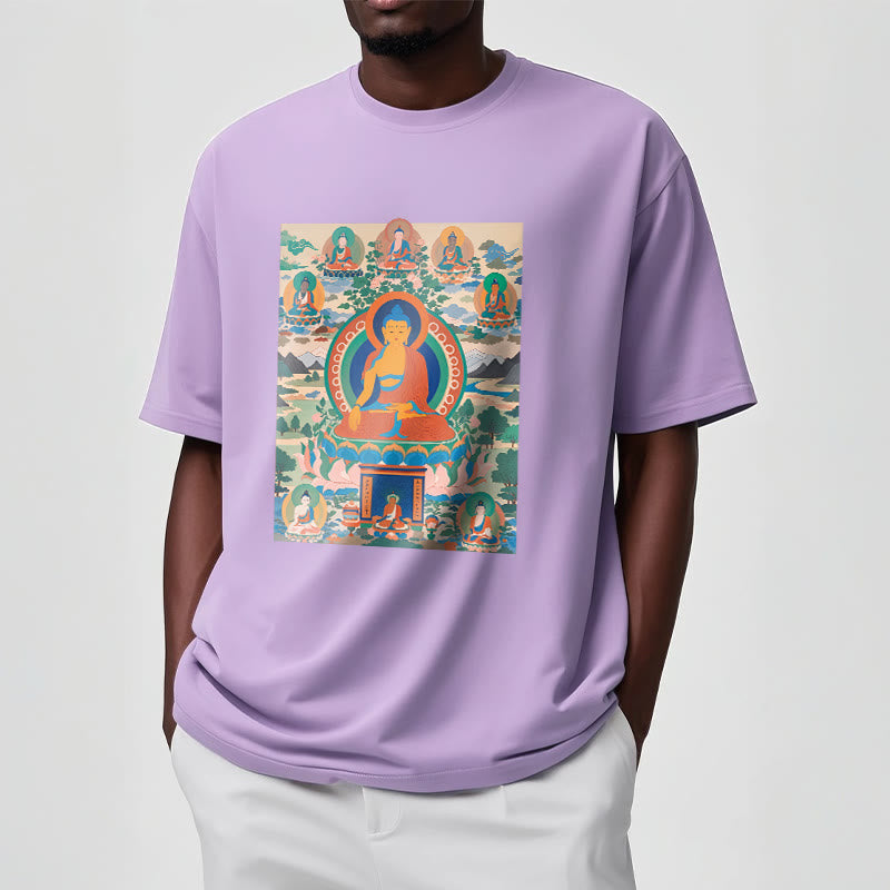 Buddha Stones The Medicine Buddha Sutra Transformed Into Art Tee T-shirt