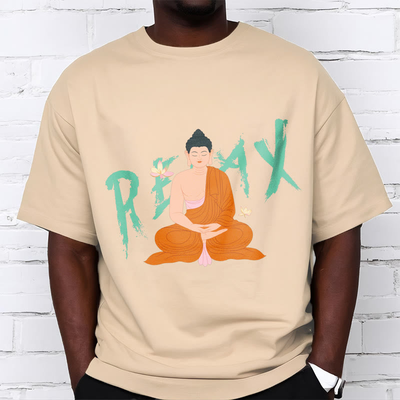 Buddha Stones RELAX Lotus Buddha Tee T-shirt - image 9