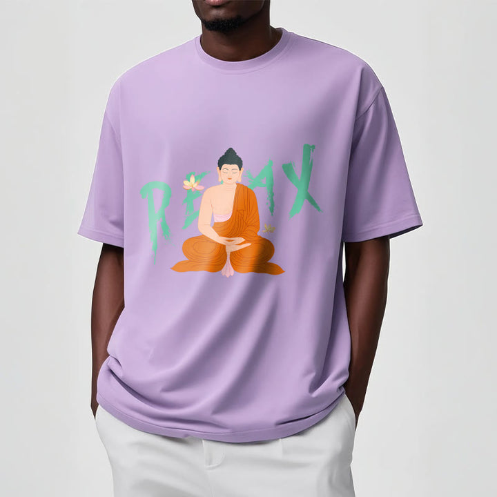 Buddha Stones RELAX Lotus Buddha Tee T-shirt - image 17