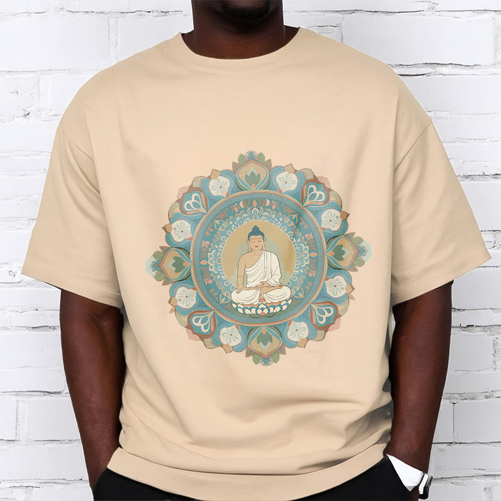 Buddha Stones Mandala Flower Buddha Tee T-shirt - image 11