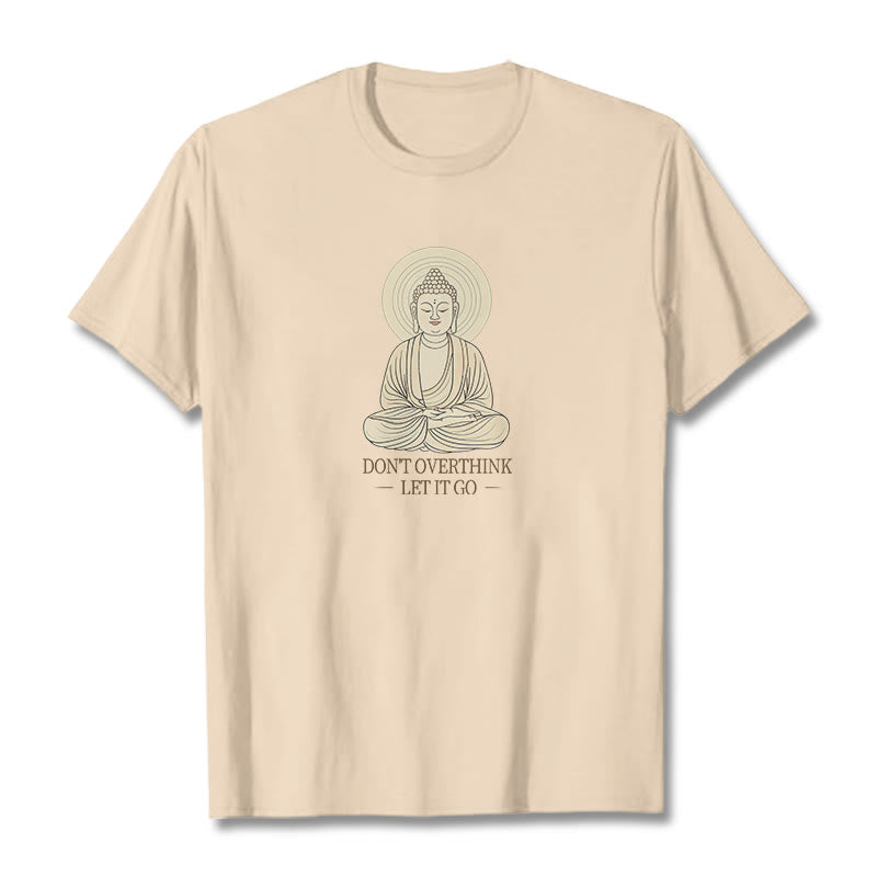 Buddha Stones Don't Overthink Tee T-shirt - Bisque - 2XL - image 1