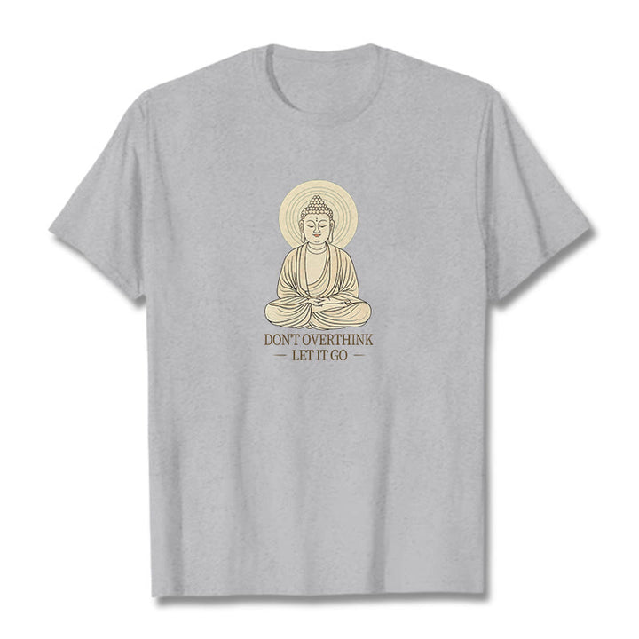 Buddha Stones Don't Overthink Tee T-shirt - LightGrey - 2XL - image 12