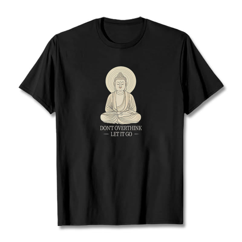 Buddha Stones Don't Overthink Tee T-shirt - Black - 2XL - image 6