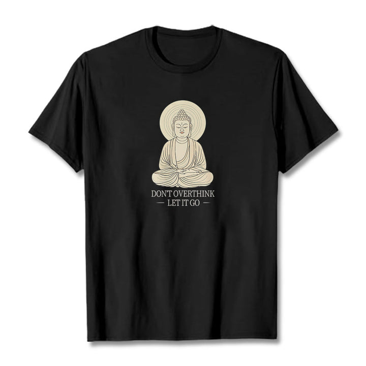 Buddha Stones Don't Overthink Tee T-shirt - Black - 2XL - image 6