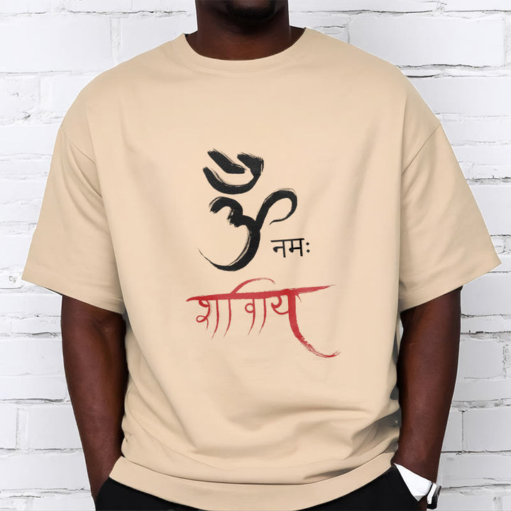 Buddha Stones OM NAMAH SHIVAYA Mantra Sanskrit Tee T-shirt - image 9
