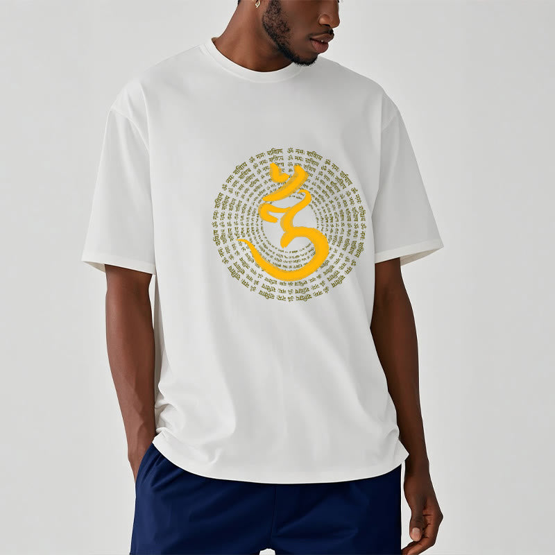 Buddha Stones 108 OM NAMAH SHIVAYA Mantra Sanskrit Tee T-shirt - image 7