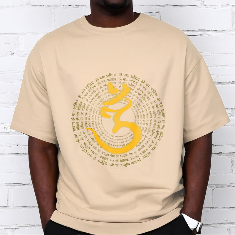 Buddha Stones 108 OM NAMAH SHIVAYA Mantra Sanskrit Tee T-shirt