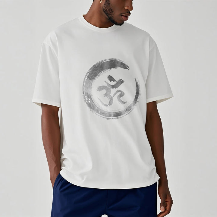 Buddha Stones OM Mantra Sanskrit Tee T-shirt