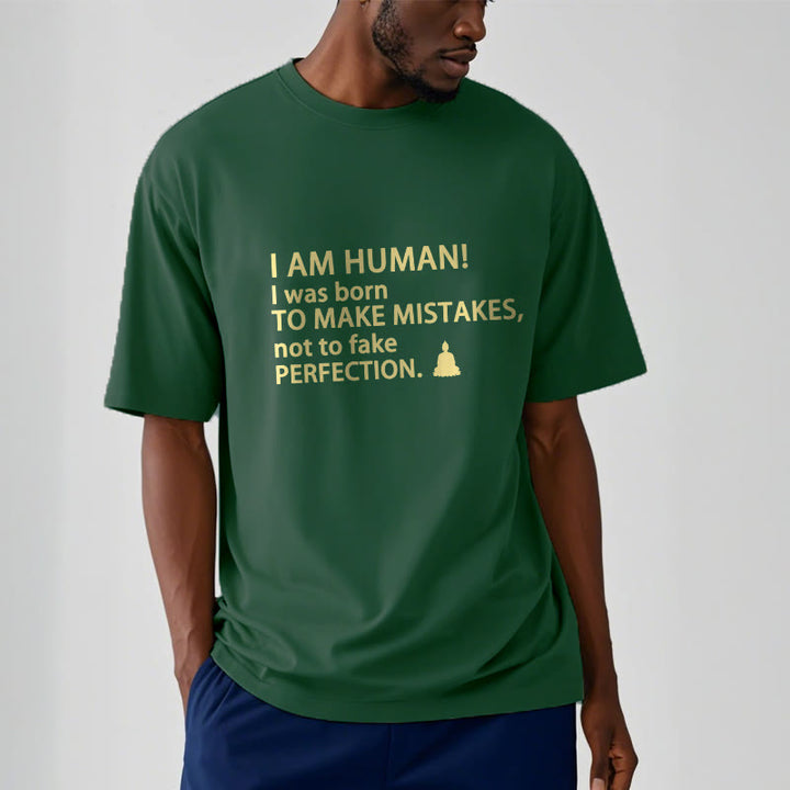 Buddha Stones I Am Human Tee T-shirt