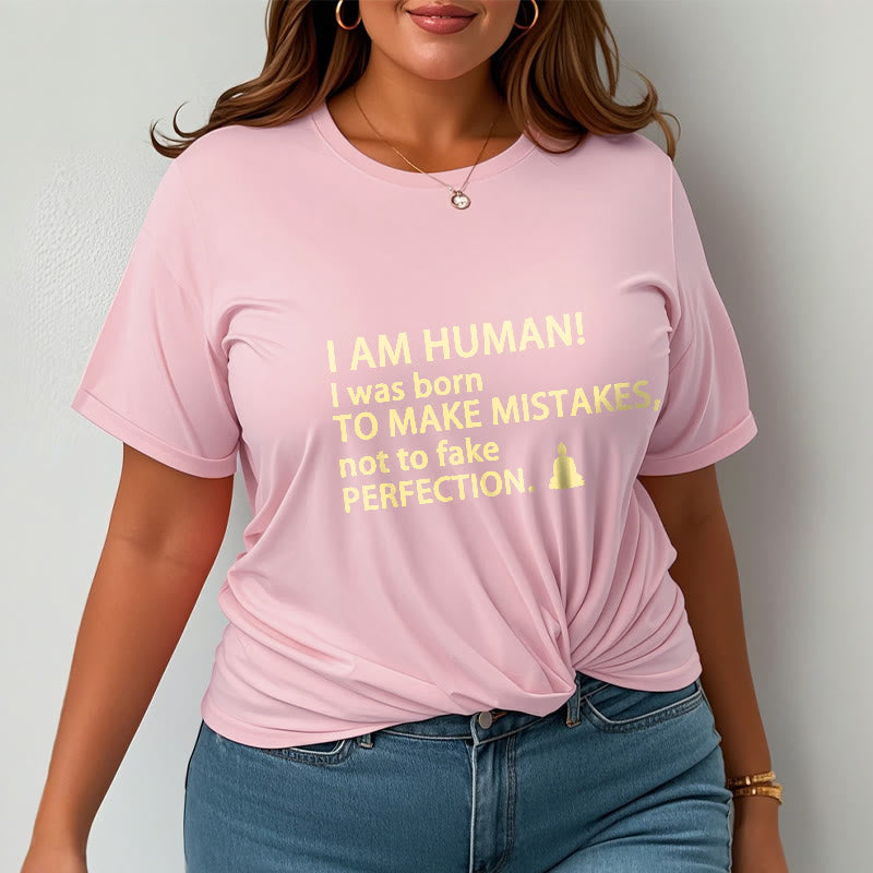 Buddha Stones I Am Human Tee T-shirt