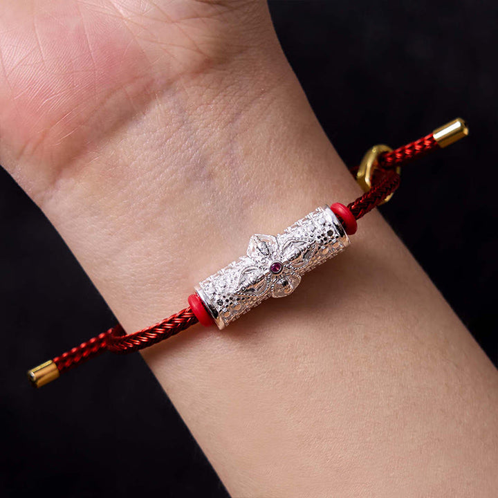 Buddha Stones Copper Luck Red String Bracelet