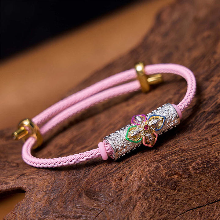 Buddha Stones Copper Luck Red String Bracelet