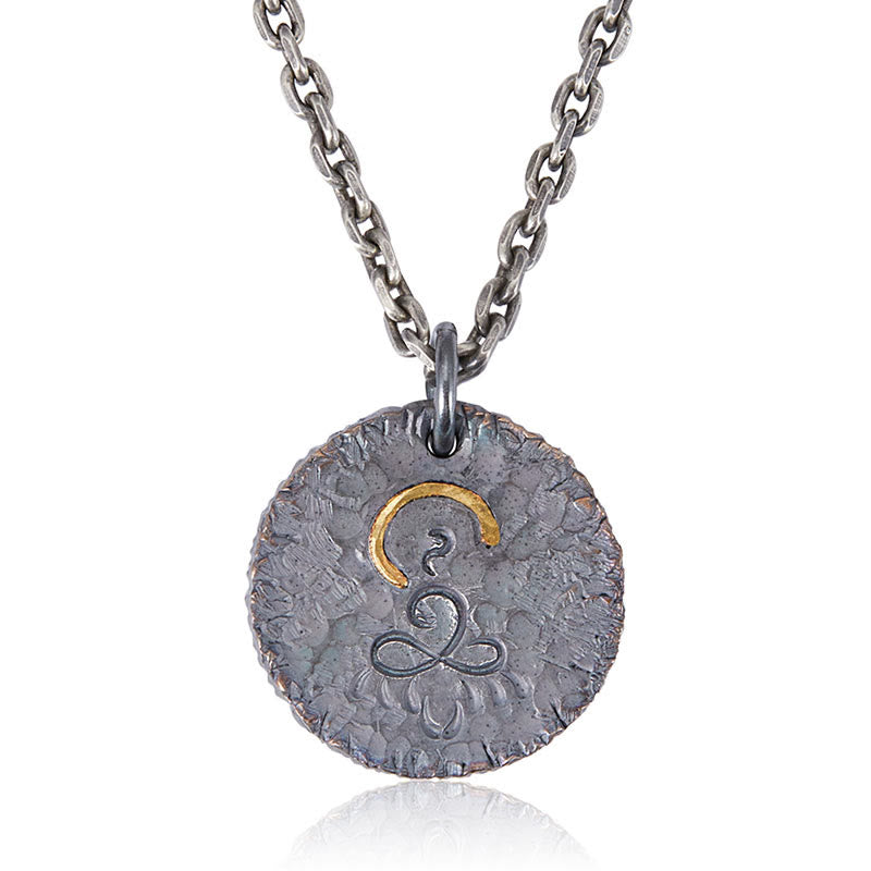 Buddha Stones 999 Sterling Silver 999 Gold 925 Sterling Silver Buddha Statue Lotus Necklace Pendant - image 6