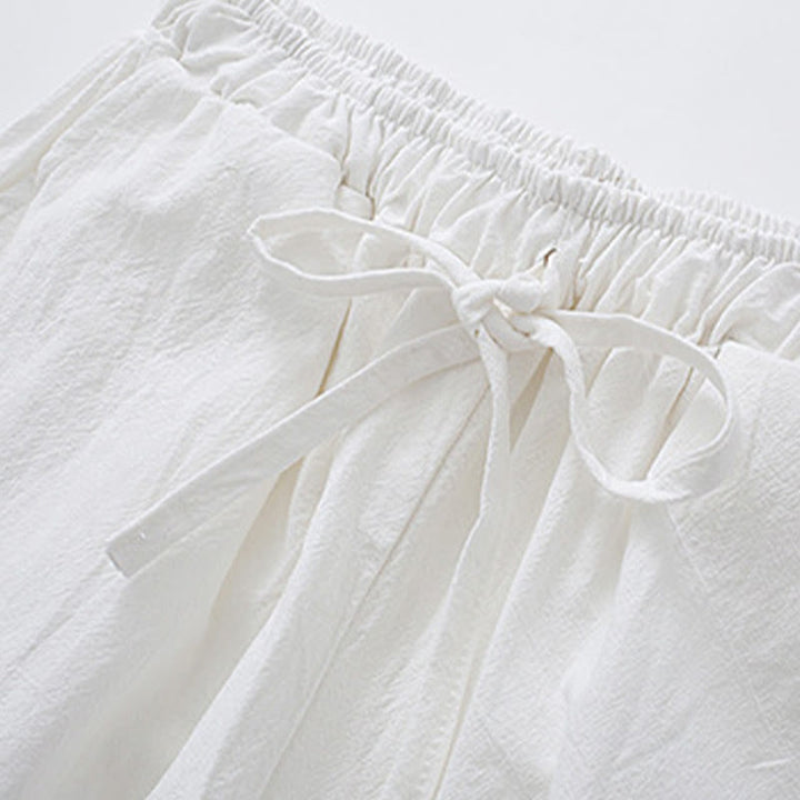 Buddha Stones Meditation Frog-Button Tang Long Sleeve Shirt Pants Men's Suit - image 9