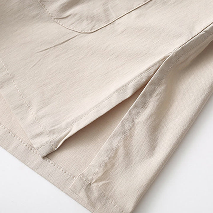 Buddha Stones Tang Frog-Button Three Quarter Sleeve Shirt Wide Leg Pants Cotton Linen Men's Suit - image 13