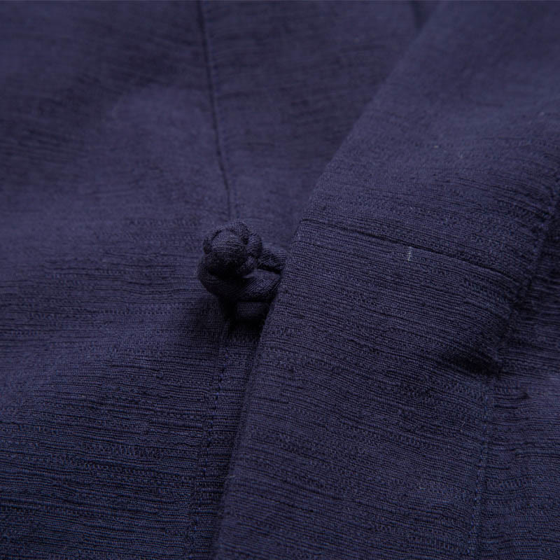 Buddha Stones Men's Short Sleeve Shirt With Pocket V Neck Comfort Cotton Linen Shirt - image 9