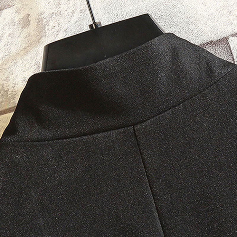 Buddha Stones Embroider Dragon Phoenix Casual Frog-button Cotton Men's Jacket Shirt Clothing - image 3