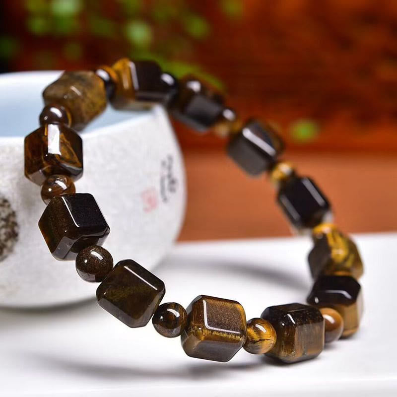 Buddha Stones Tiger Eye Protection Bracelet