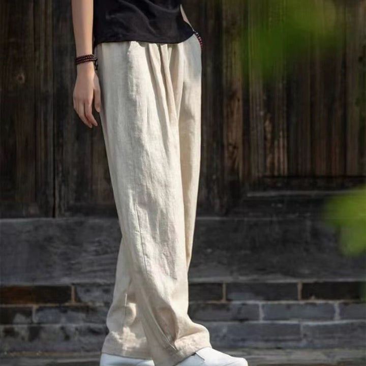 Buddha Stones Casual Cotton Women's Yoga Pants With Pockets - image 1