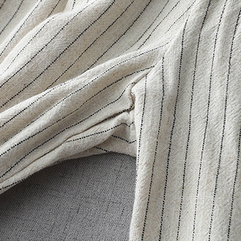 Buddha Stones Vertical Striped High Waist Wide Leg Pants With Pockets - image 5