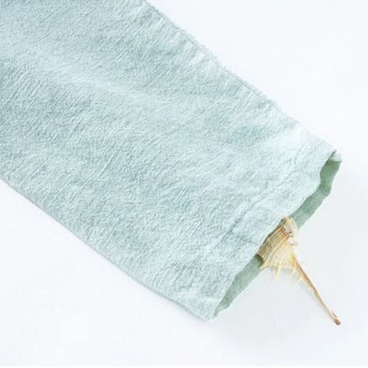 Buddha Stones Oblique Collar Knot button Cotton Loose Linen Clothing - image 9