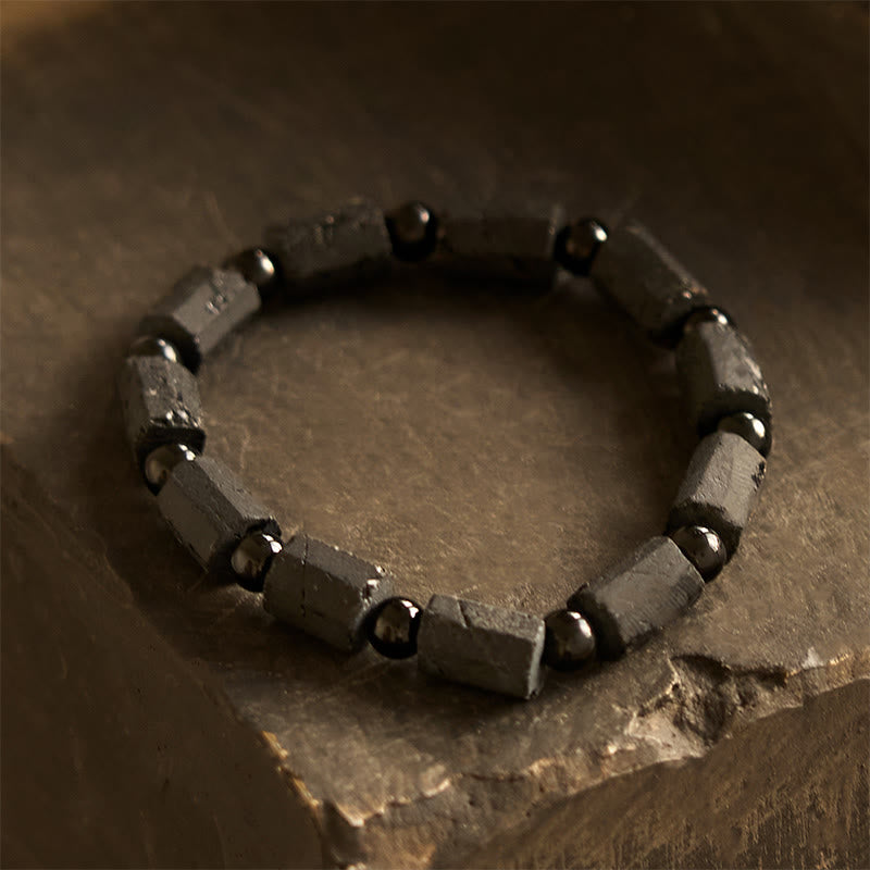 Buddha Stones Black Tourmaline Wisdom Bracelet