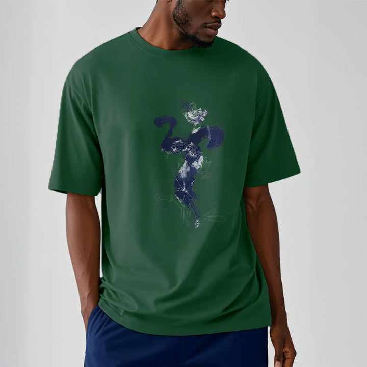 Buddha Stones OM Lotus Flower Background Cotton Tee T-shirt - image 9