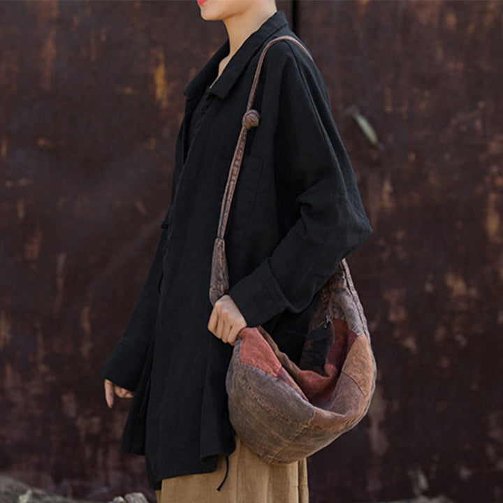 Buddha Stones Meditate Ramie Cotton Clothing - image 25